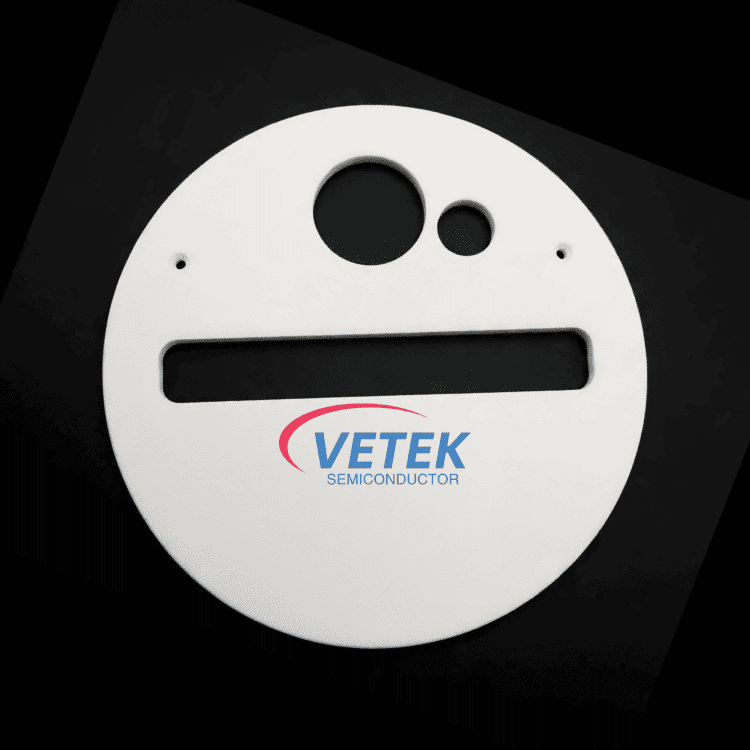 Escudo e obturador de quartzo opaco de alta pureza para MOCVD