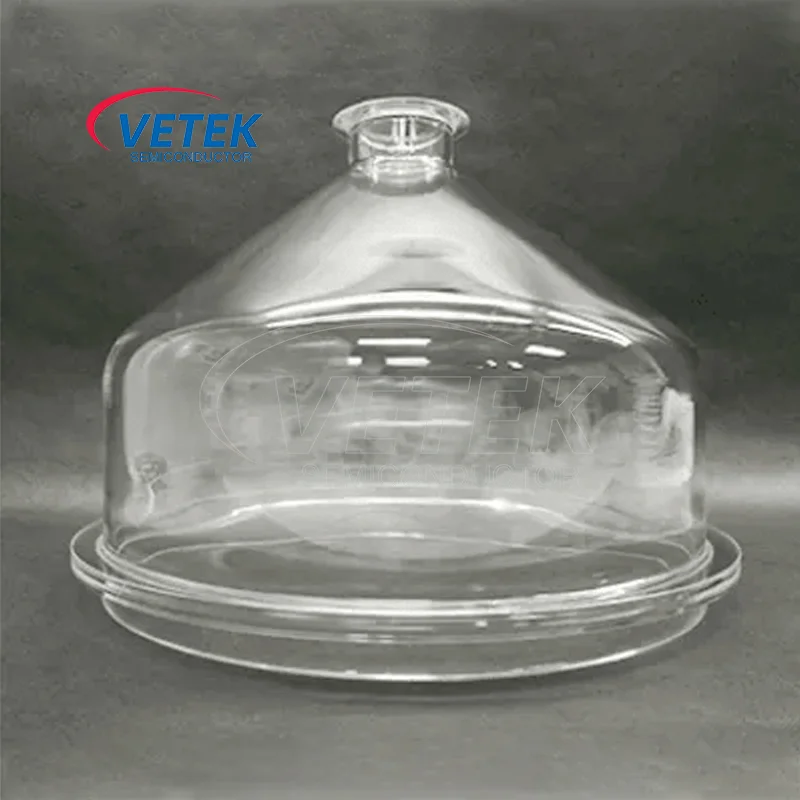 Jarra de sino de quartzo semicondutores